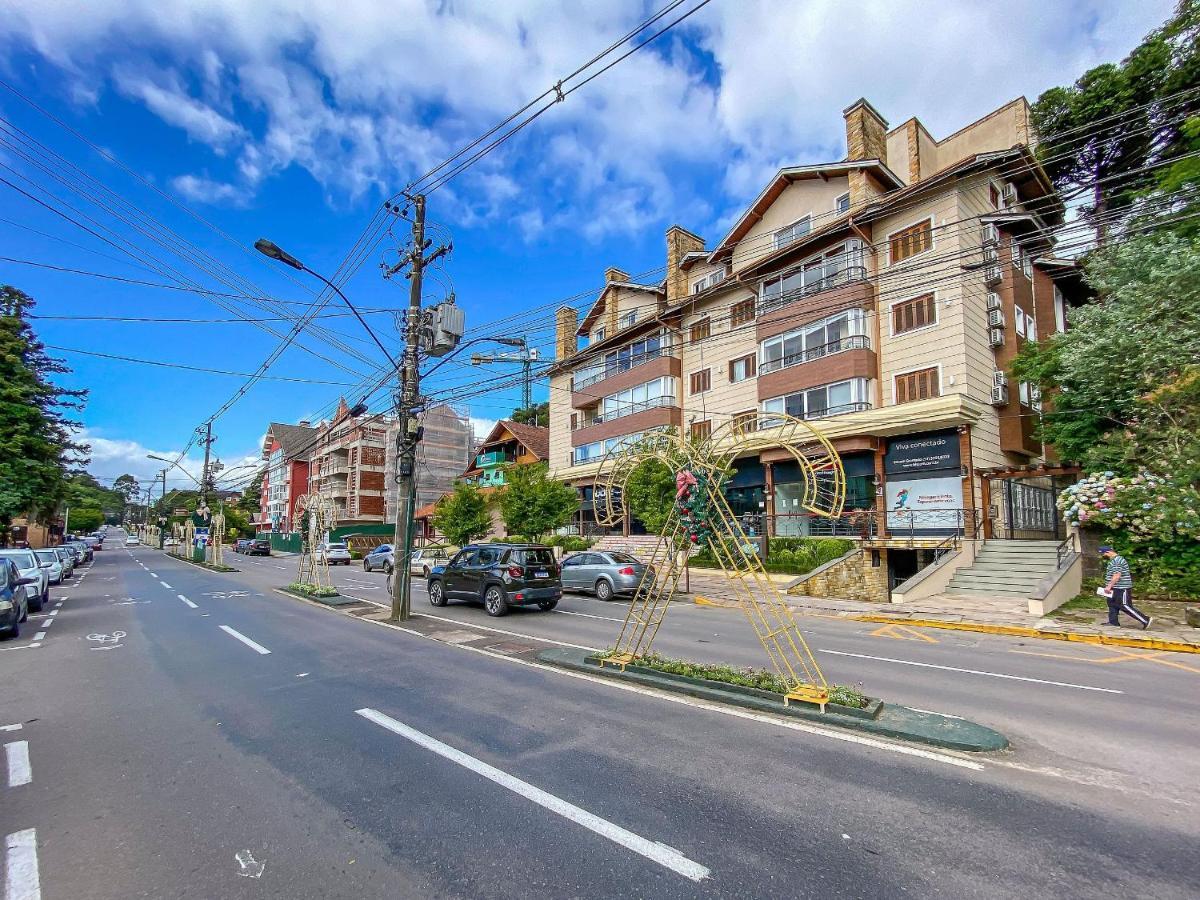 Flores Da Montanha 103B - Apto Borges De Medeiros Gramado 600 Metros Rua Coberta Buitenkant foto